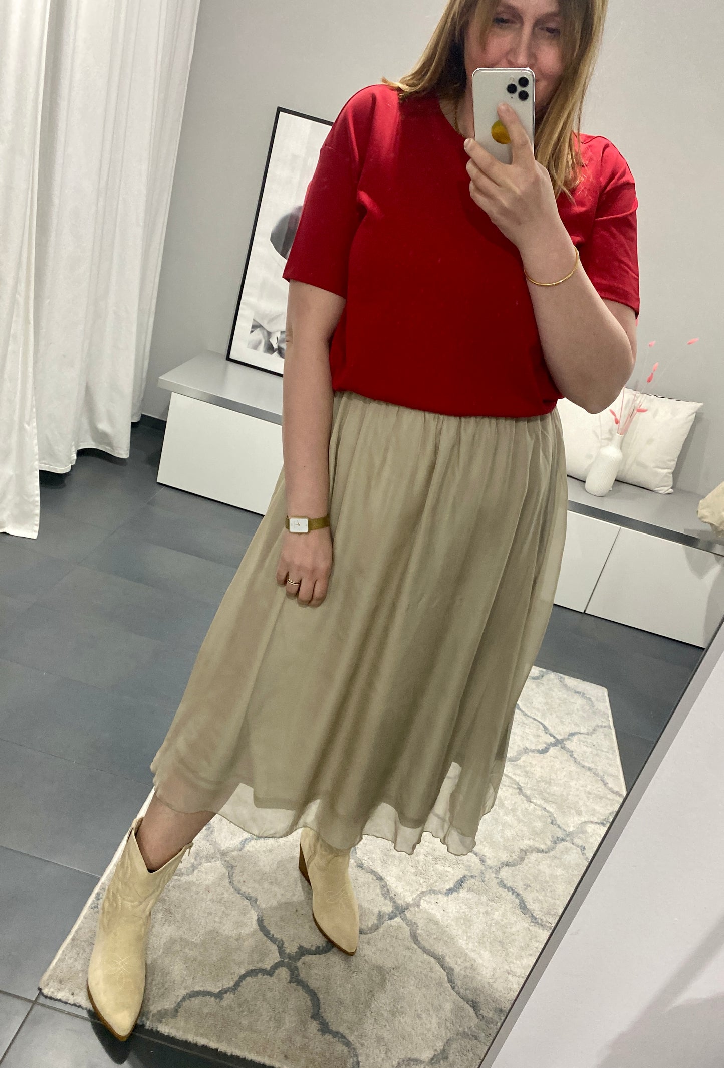 Saint Tropez Coral Skirt