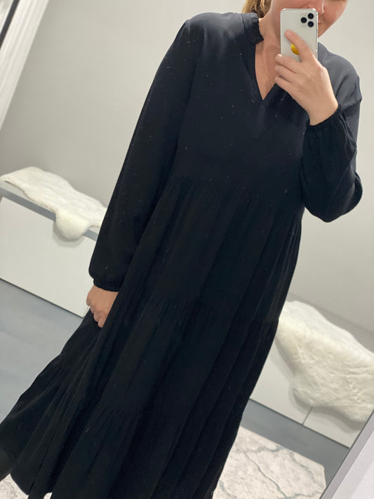 Saint Tropez Maxi Dress Eda in schwarz