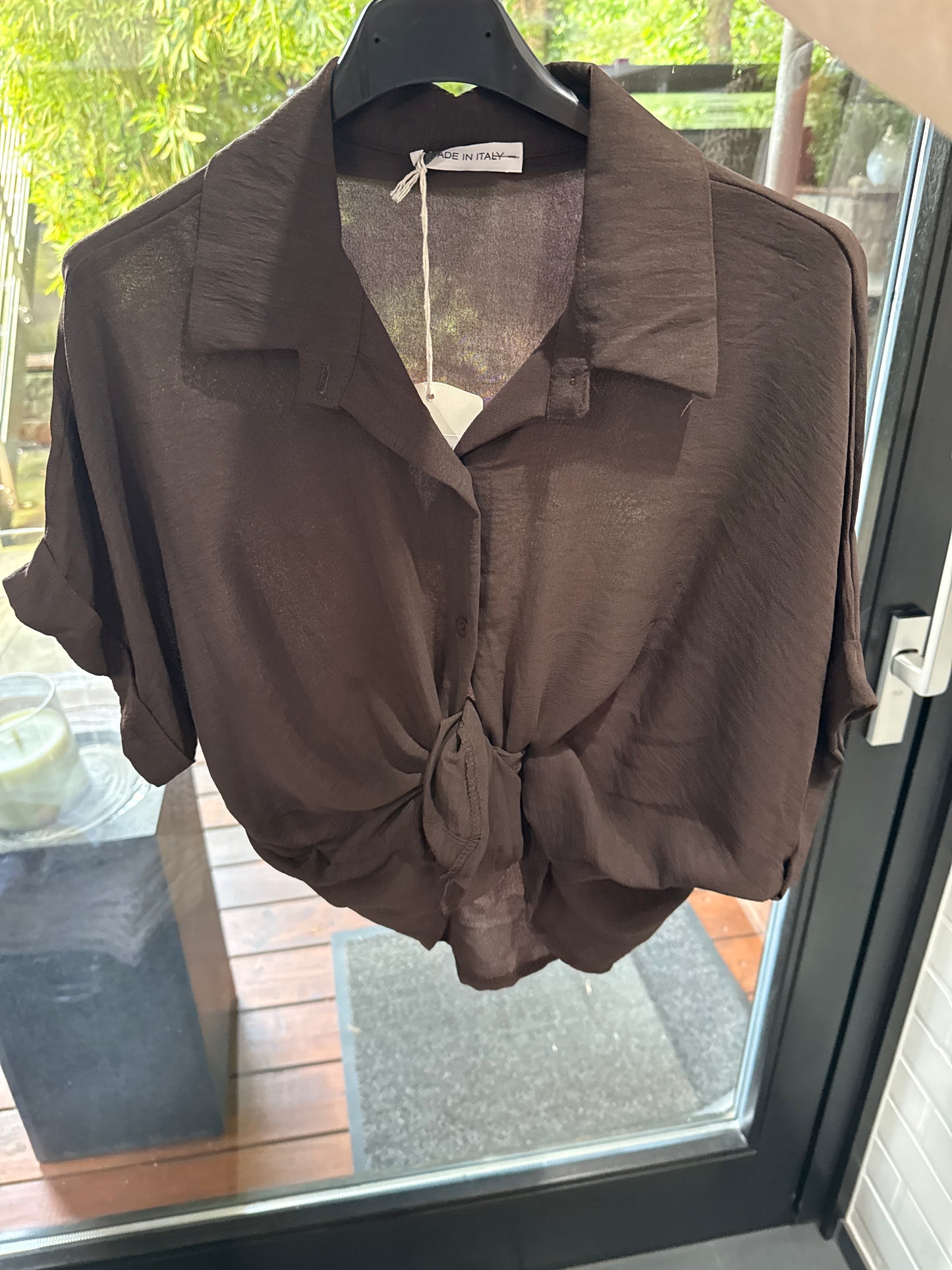 Kurzarm Bluse One Size