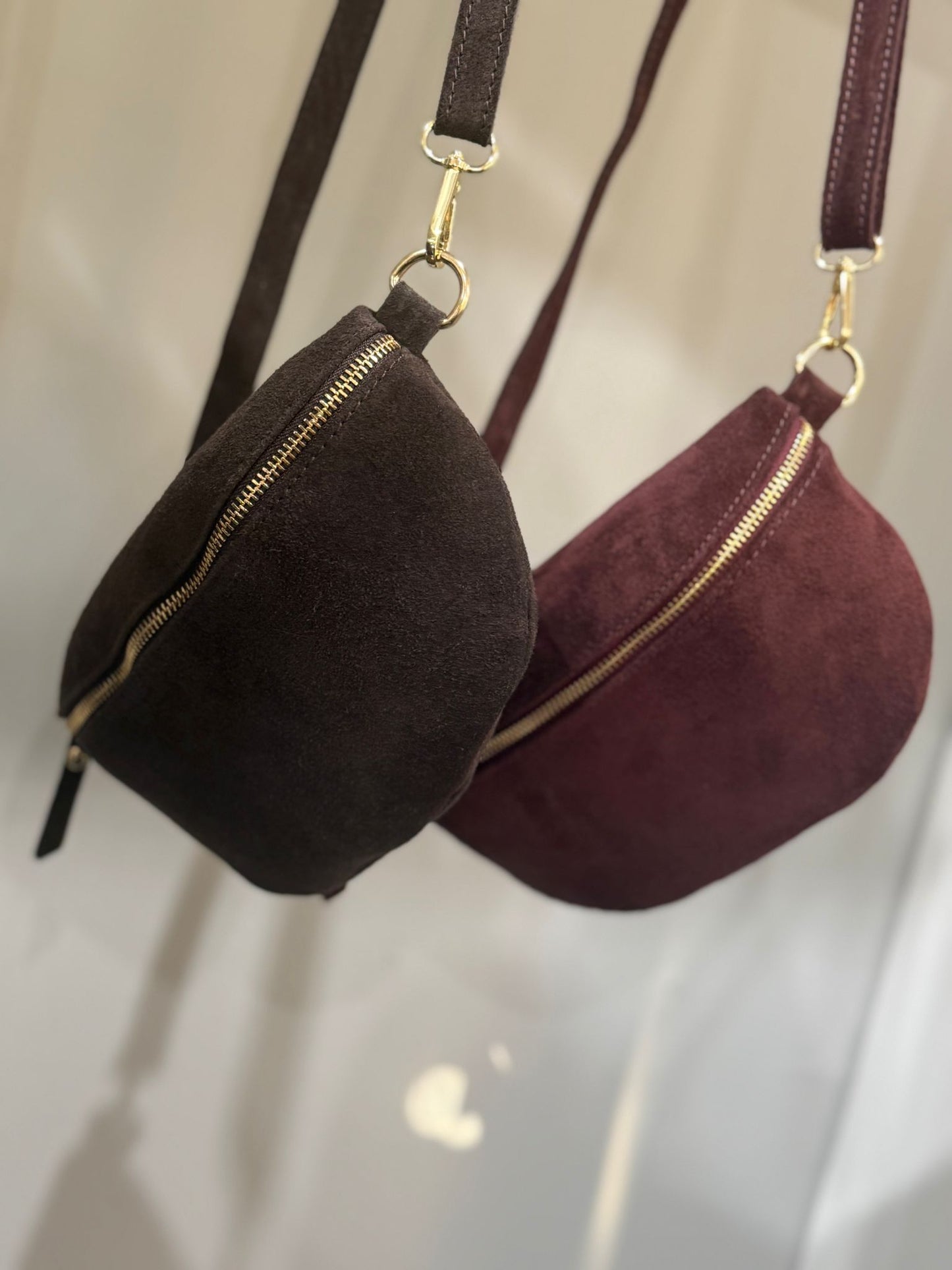 Wildleder Bauchtasche