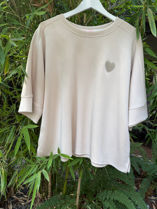 Shirt „Heart“ aus Viskose
