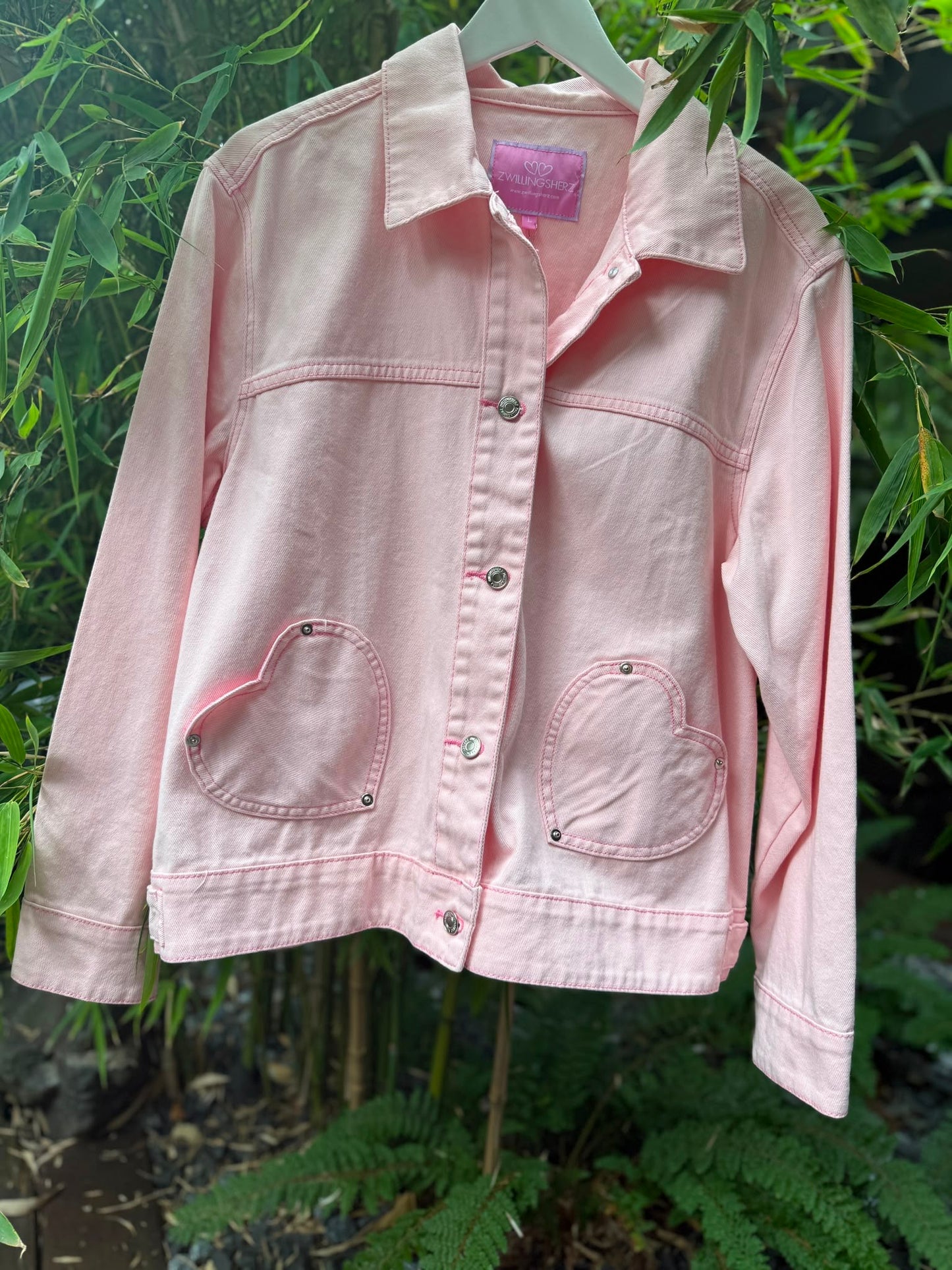 Jeansjacke Zwillingsherz