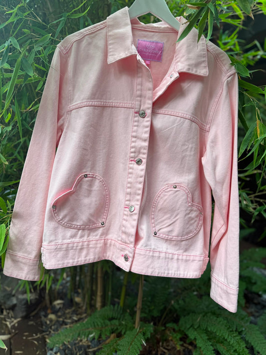 Jeansjacke Zwillingsherz