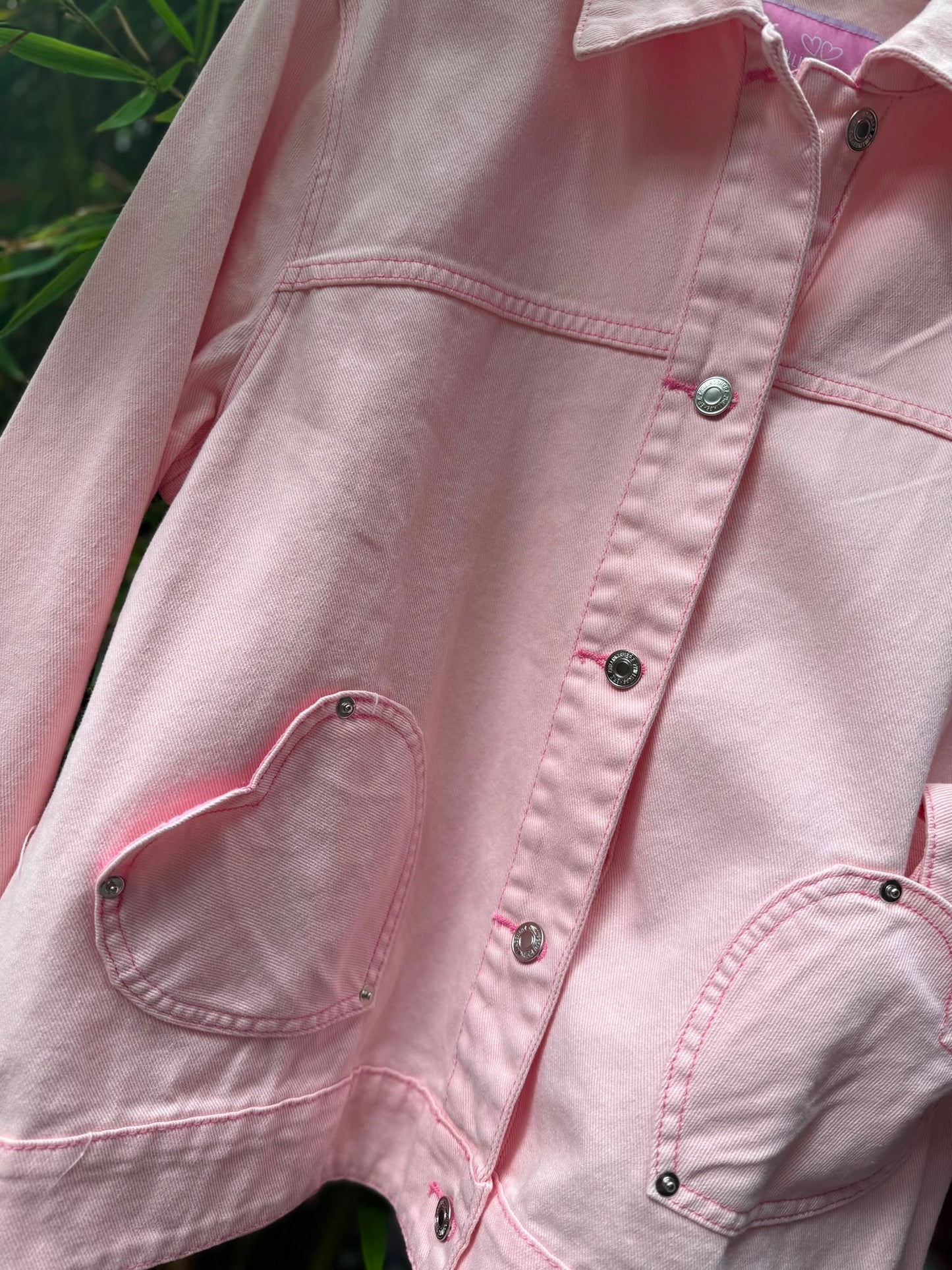 Jeansjacke Zwillingsherz