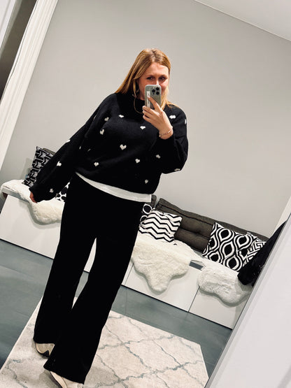 Strickpulli Heartbeat