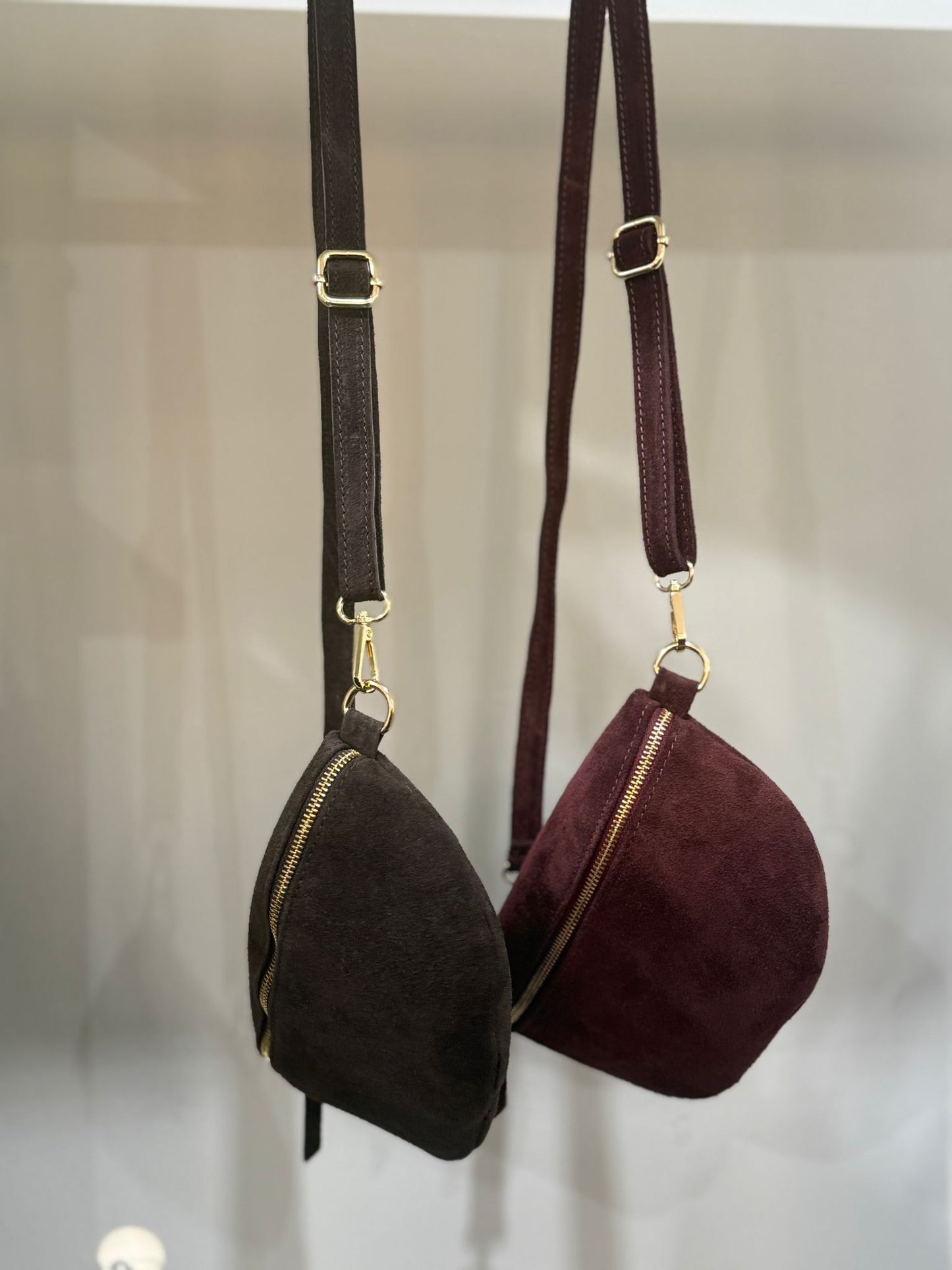 Wildleder Bauchtasche