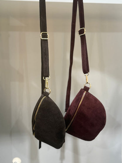 Wildleder Bauchtasche